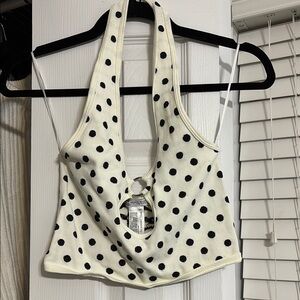 Polka Dot Halter Top